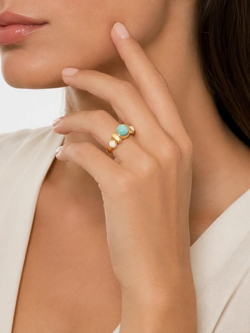 ETNÉE Ring 'Mare azzurro' in Goud