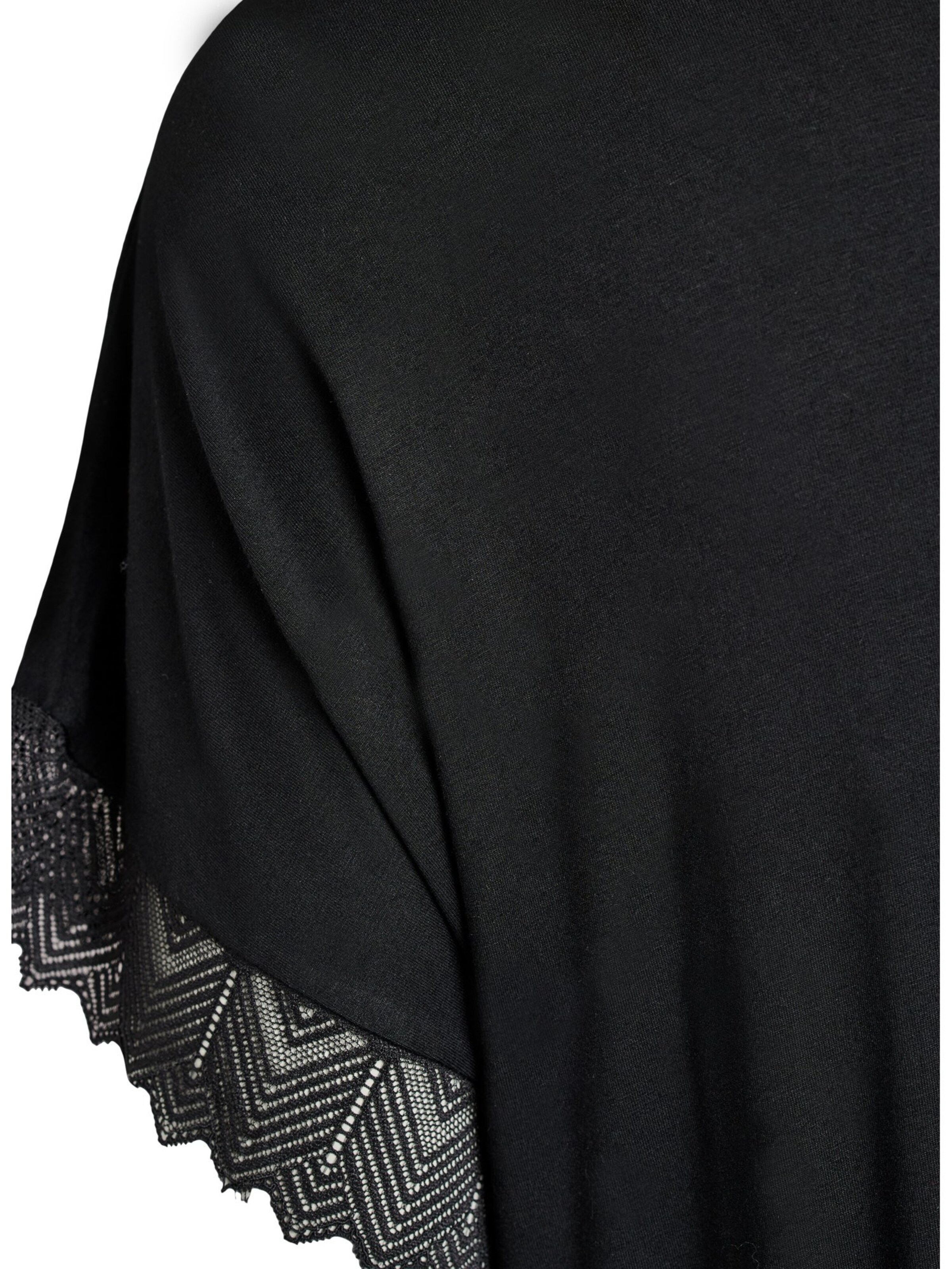 Camicia da notte 'Mhali' di Zizzi in nero