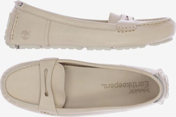 TIMBERLAND Flats & Loafers in 39 in Beige: front