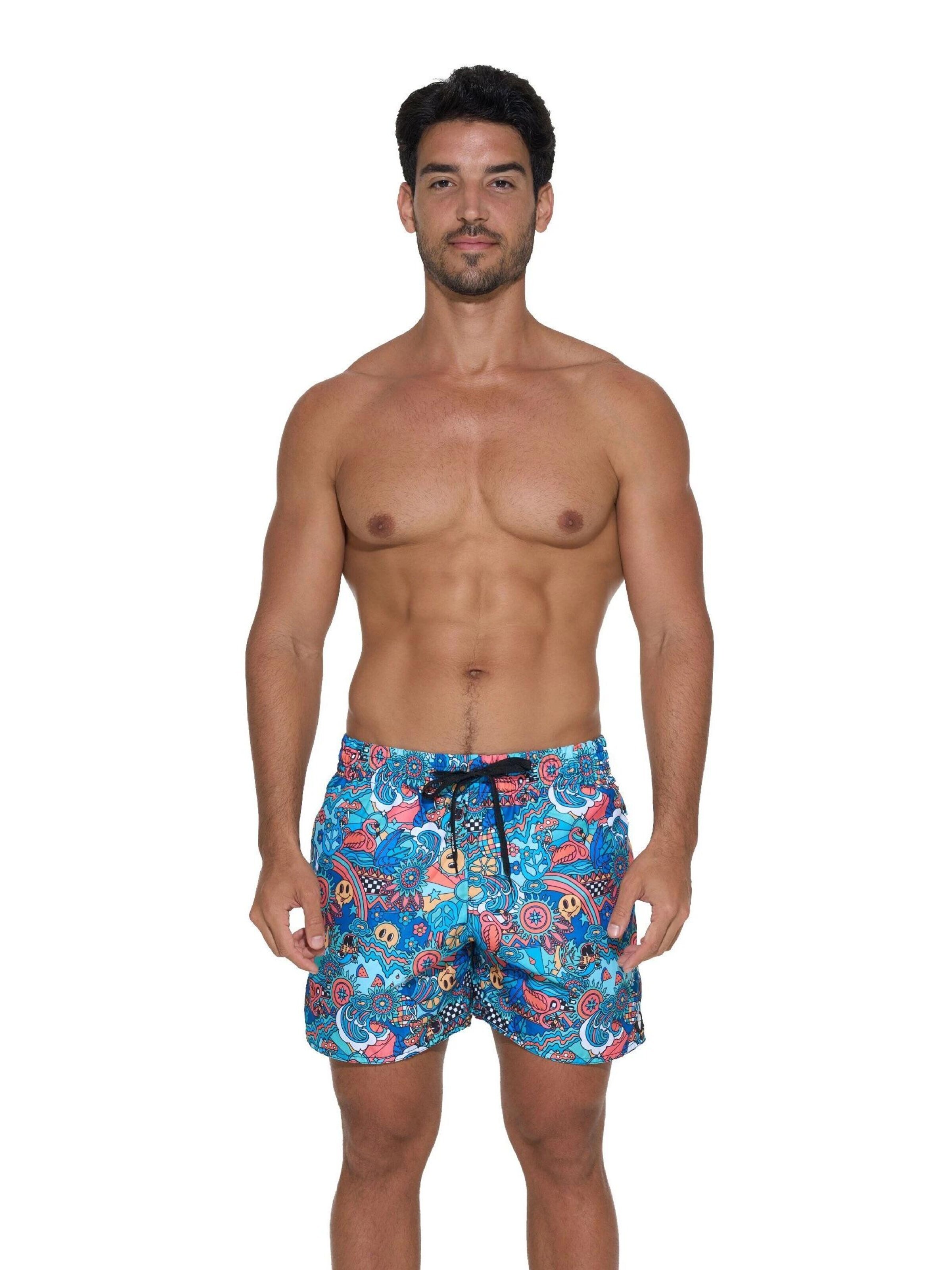 69Slam - Bermudas 'BAÑADOR SAMOA CINTURA ELÁSTICA TROPICAL LAH' en Mezcla de colores
