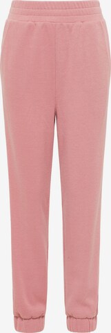 Effilé Pantalon IZIA en rose : devant