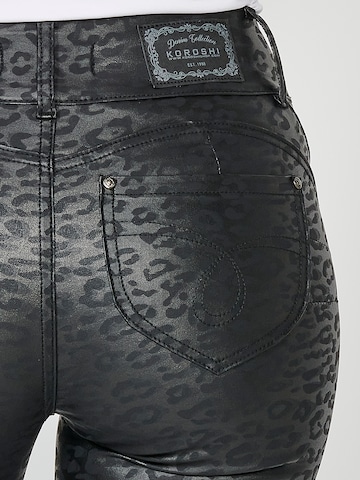 Skinny Pantaloni de la KOROSHI pe negru