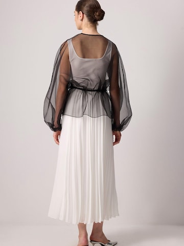 Giacca di mezza stagione 'Binding Detailed Organza Jacket' di Touché Privé in nero
