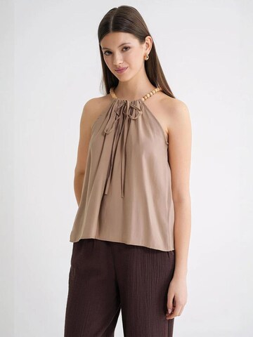 Camicia da donna di MixRay in beige