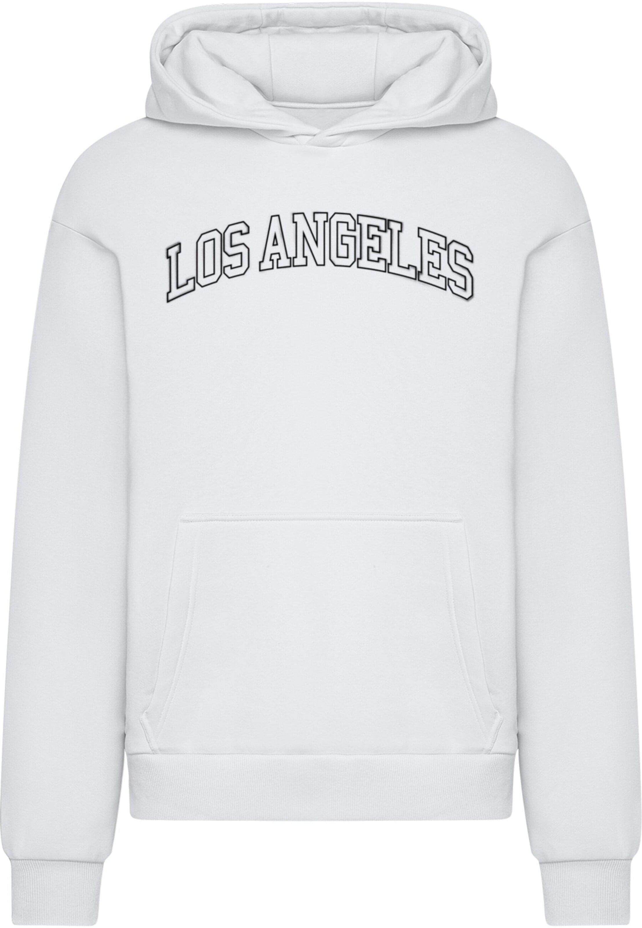 Felpa 'Los Angeles' di Mister Tee in bianco: frontale