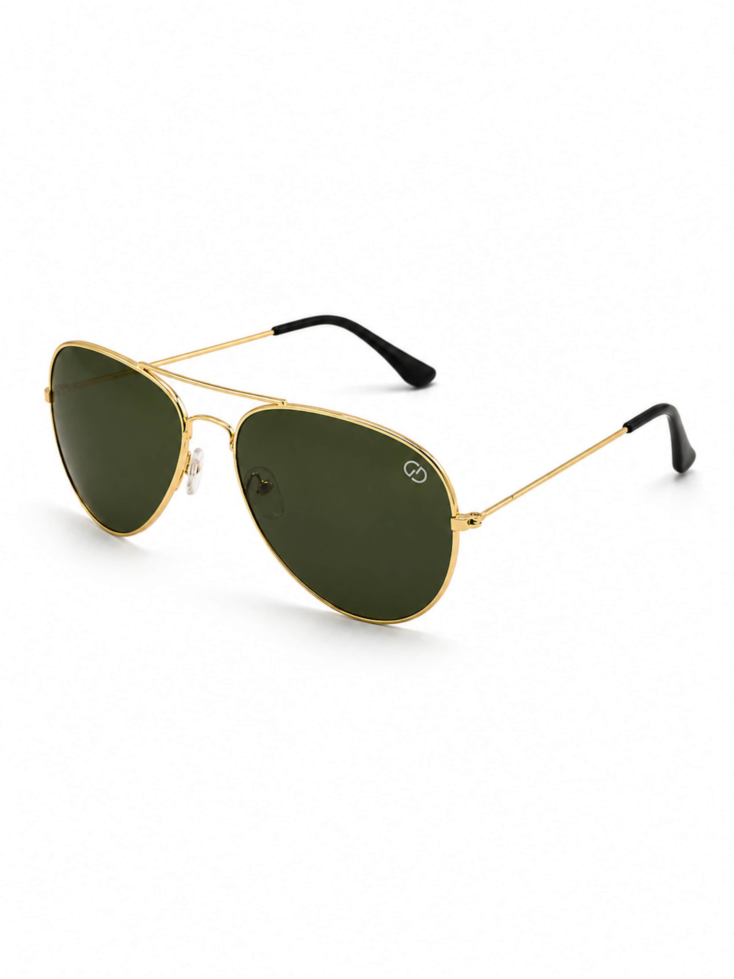 Gianni Kavanagh Lunettes de soleil 'Cyrel' en One Size en or / kaki, Vue avec produit