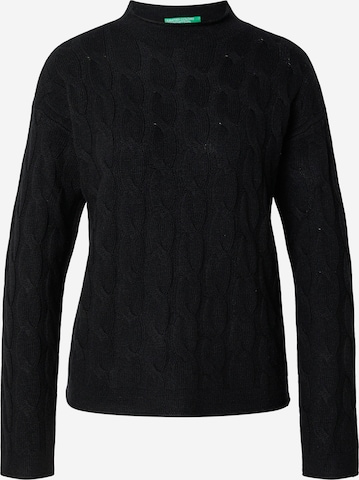 UNITED COLORS OF BENETTON Pullover in Schwarz: Vorderseite