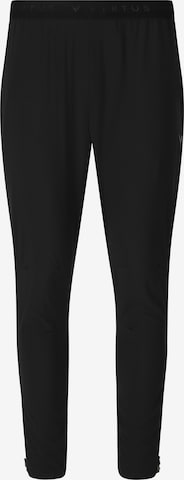 Virtus Tapered Sweathose 'Michi' in Schwarz: Vorderseite