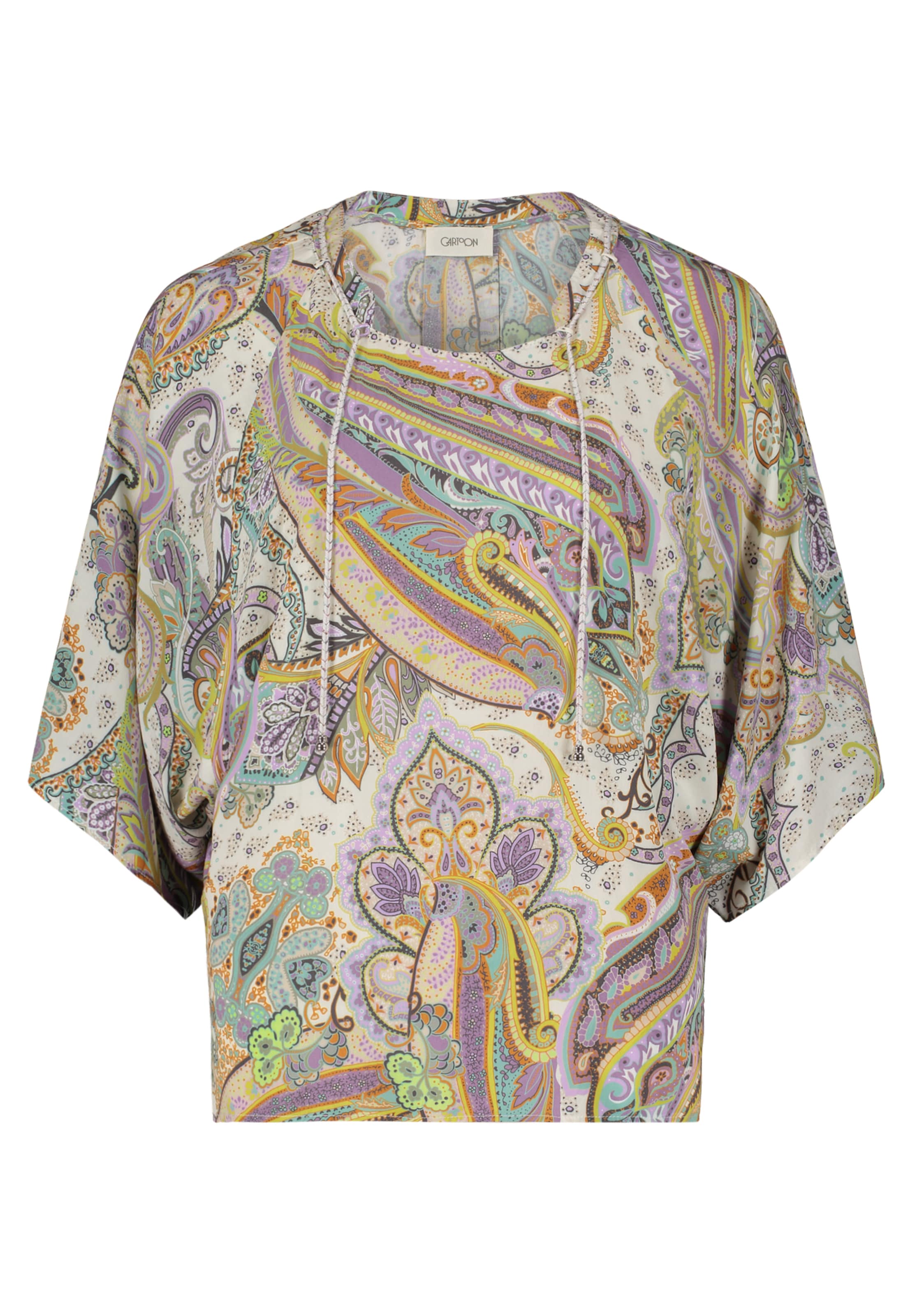 Cartoon Blusa en verde / oliva / lila / lila, Vista del producto