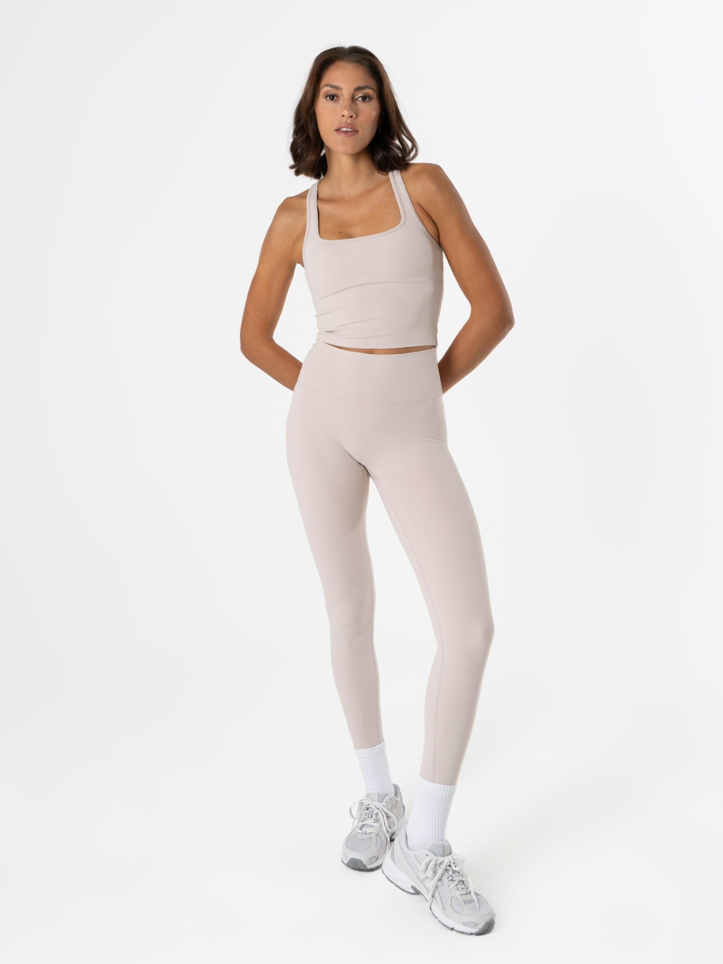 dayr Skinny Legíny 'Essential' – béžová: přední strana