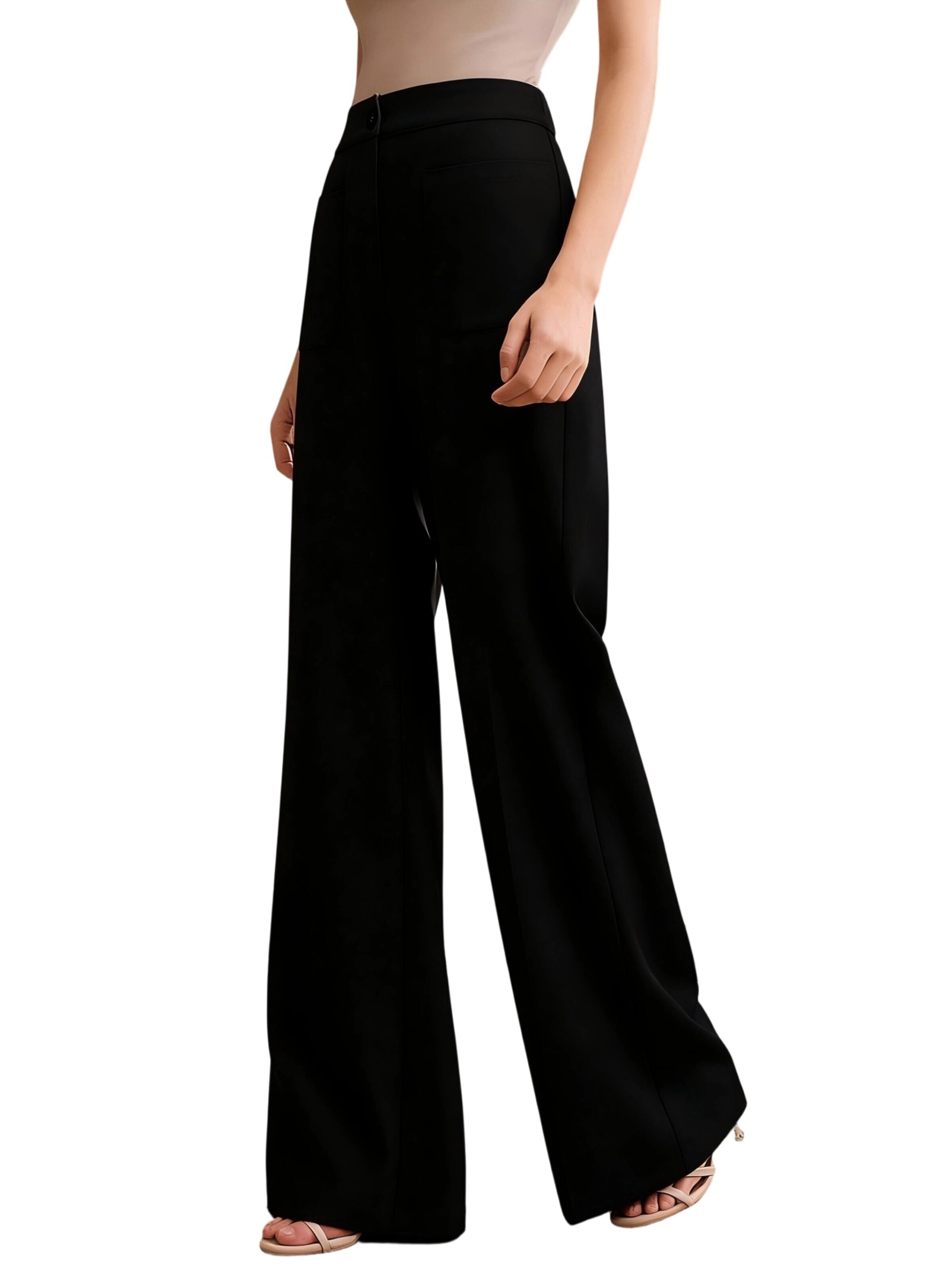 MODIURBAN Regular Pants in Black
