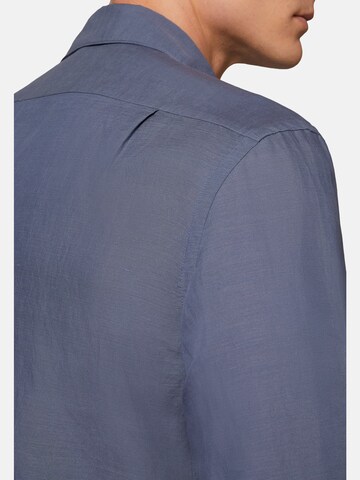 Coupe regular Chemise Boggi Milano en bleu