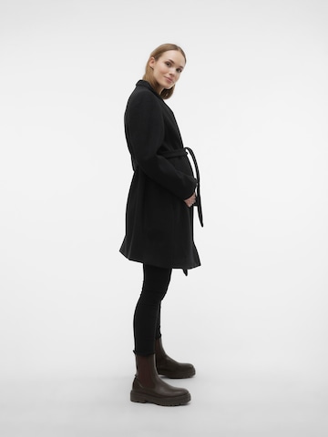 MAMALICIOUS Between-Seasons Coat 'Rox' in Black