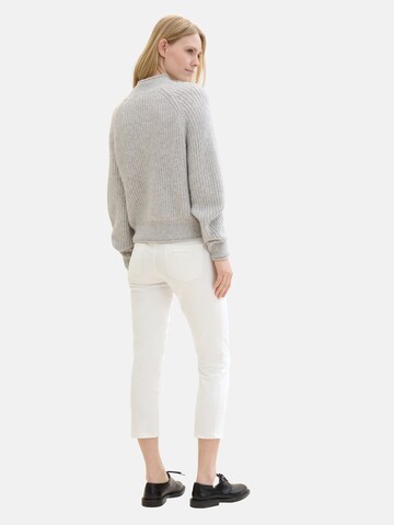 Coupe slim Jean 'Alexa' TOM TAILOR en blanc