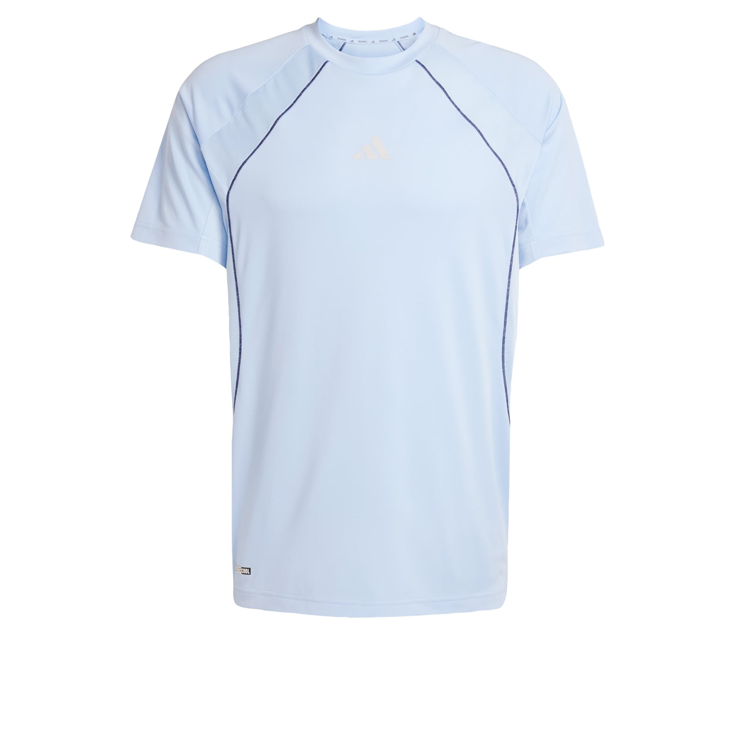 ADIDAS PERFORMANCE Funktionsshirt 'Tech Apparel' in hellblau / schwarz, Produktansicht