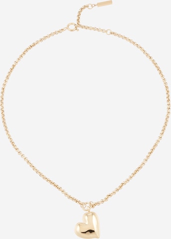 Collana di Calvin Klein in oro: frontale