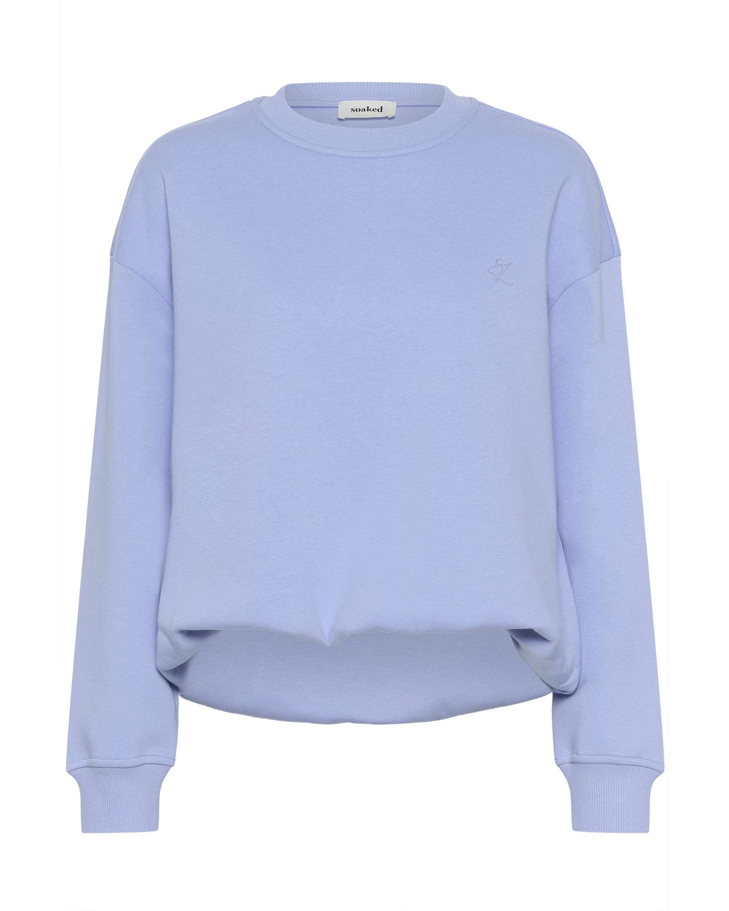 Sweat-shirt 'SLRolanda' SOAKED IN LUXURY en bleu : devant