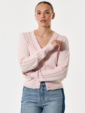 Dea Kudibal - Cárdigan ' MalinaDEA ' en rosa: frente