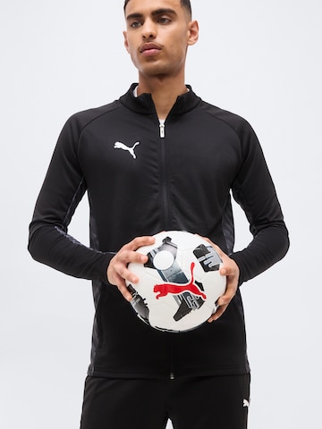 PUMA Jakna za trening 'TeamLIGA26' | črna barva