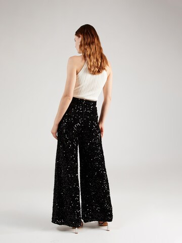 Wide Leg Pantalon Coast en noir