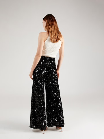 Wide leg Pantaloni de la Coast pe negru