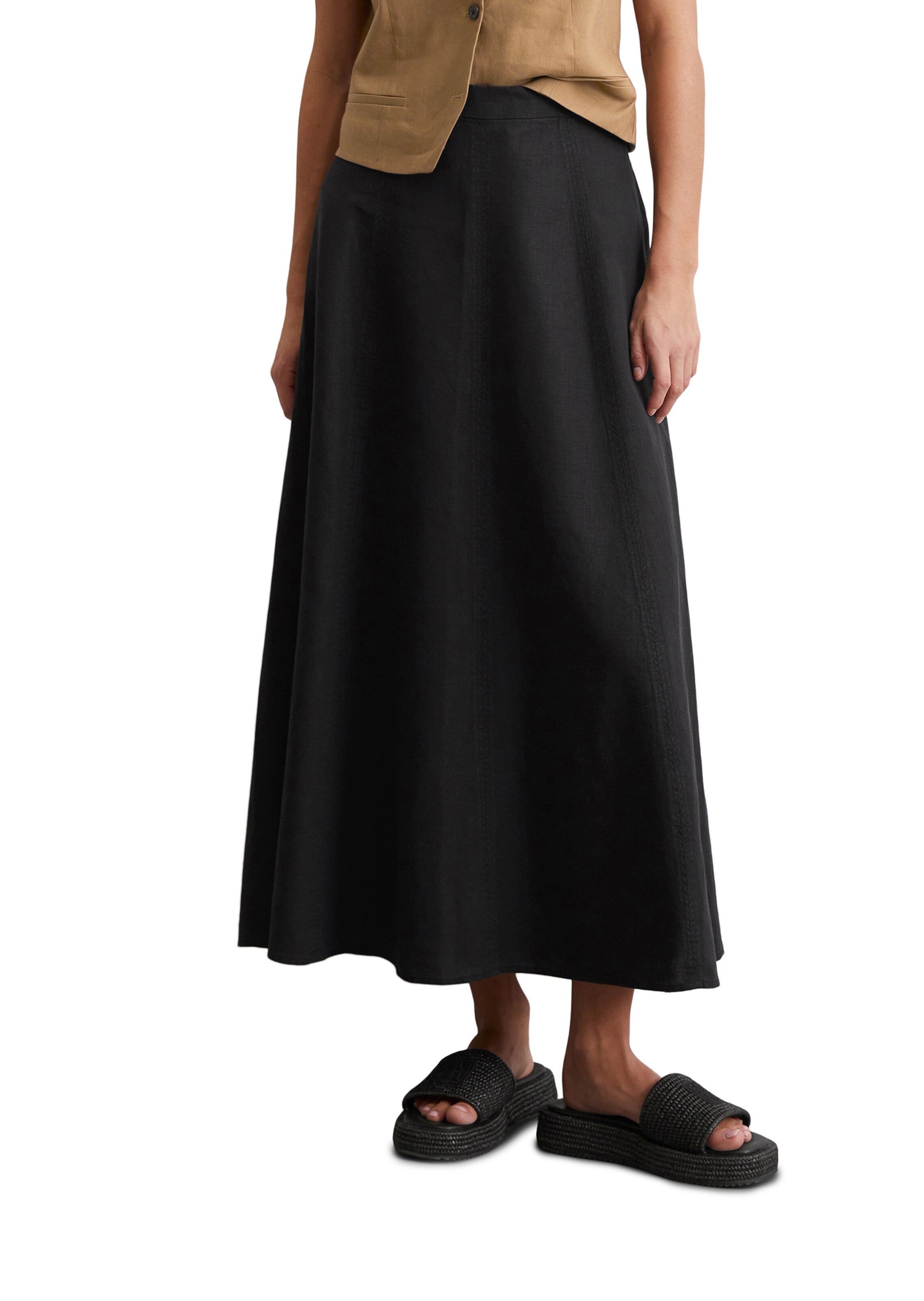 Marc O'Polo Rock in Schwarz: Vorderseite