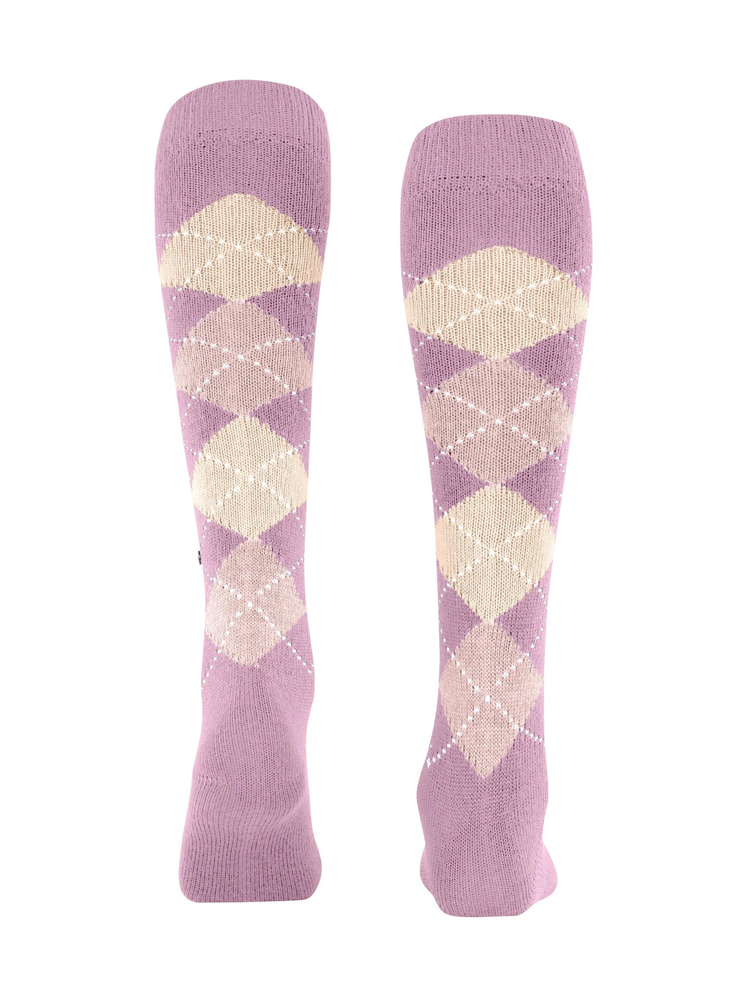 BURLINGTON Overknee Strümpfe 'Whitby'‌ in Lila