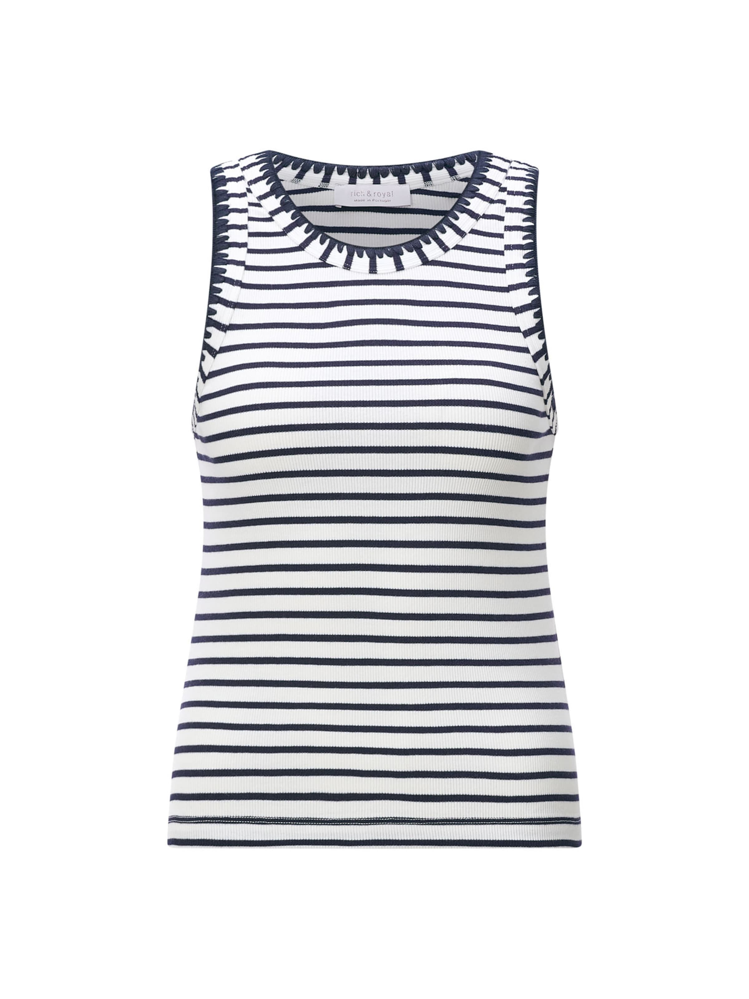 Rich & Royal Top in Blau: Vorderseite
