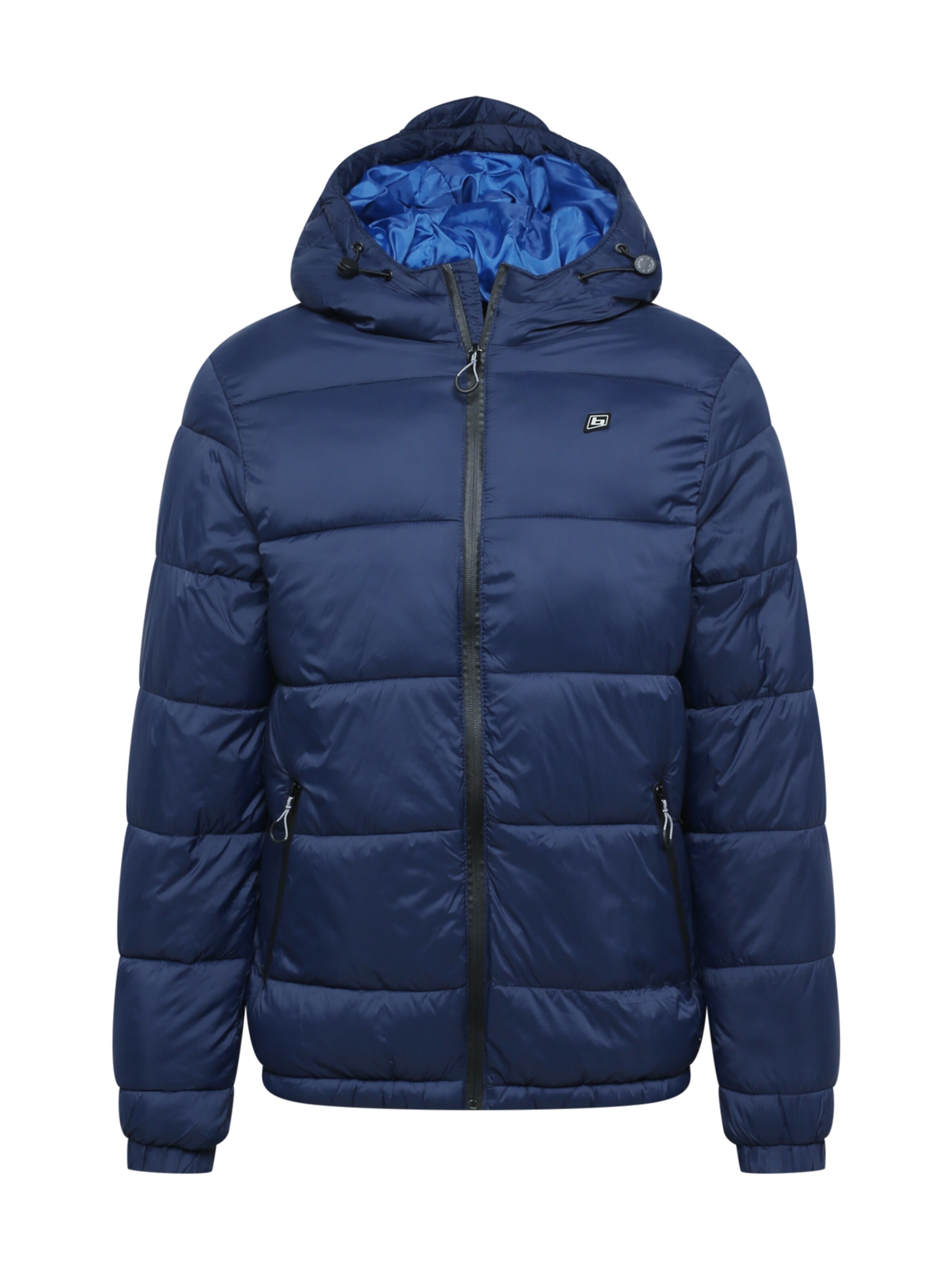 BLEND Winter Jacket in Blue: front