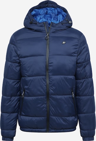 BLEND Winter Jacket in Blue: front