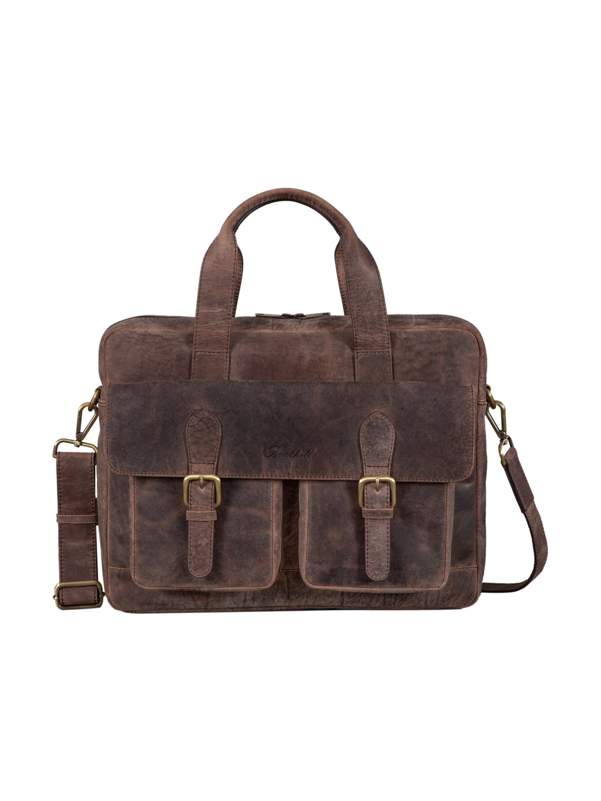 Benthill Aktenkoffer‌‌‌‌‌ in Braun: Vorderseite