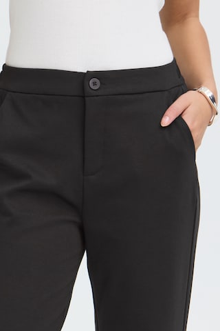 Fransa - Slimfit Calças em preto
