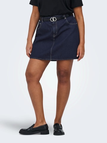 ONLY Carmakoma Sukňa 'CAREDEN' - Modrá: predná strana