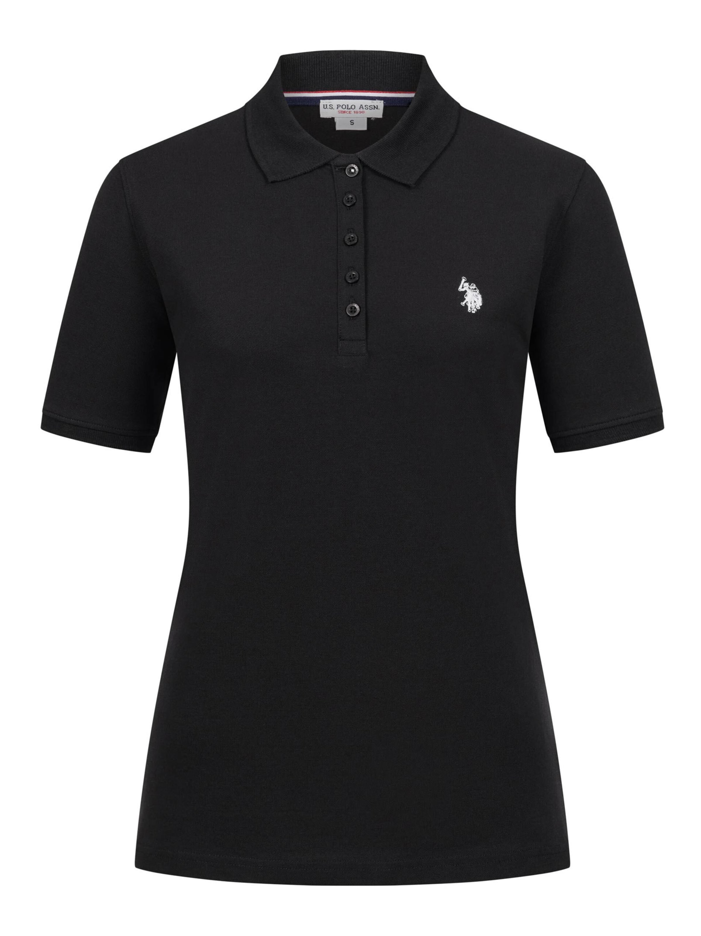 U.S. POLO ASSN. Shirt in Black: front