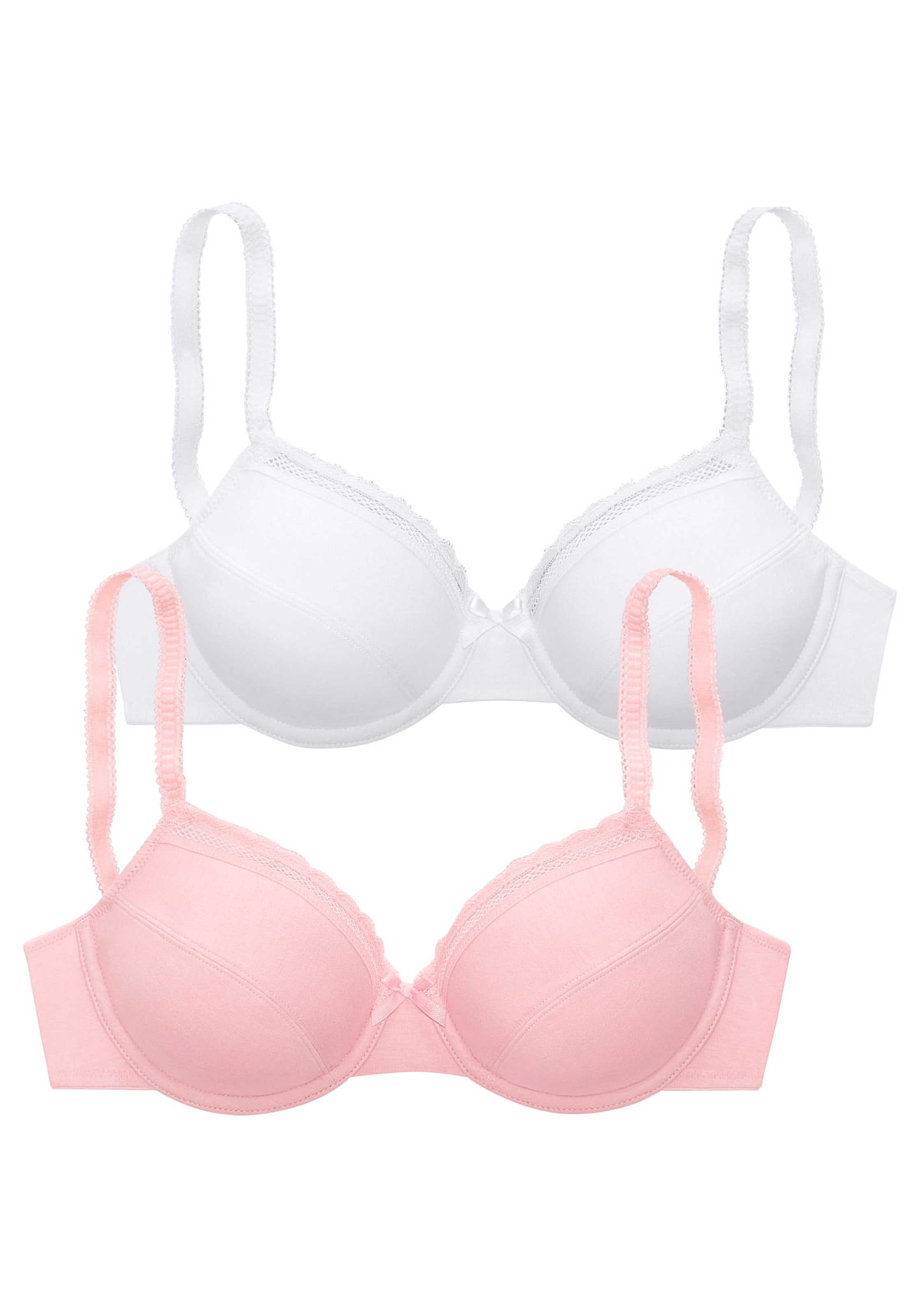 NUANCE - Clásico Sujetador en rosa: frente