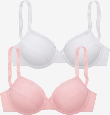 NUANCE T-shirt Behå i rosa: framsida