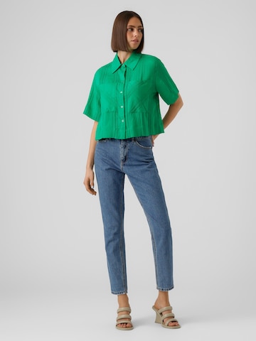 VERO MODA Bluse 'Rom' in Grün