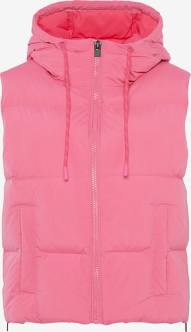 Elbsand Vest in Pink: front