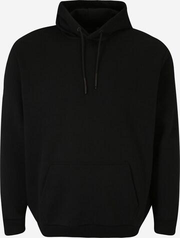 Only & Sons Big & Tall - Sudadera 'CERES' en negro: frente