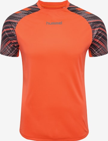 Hummel Performance shirt 'Blaze Pro' in Orange: front