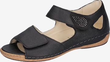 WALDLÄUFER Sandals in Black: front