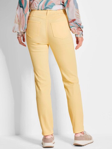 Goldner Slim fit Jeans 'Louisa' in Yellow