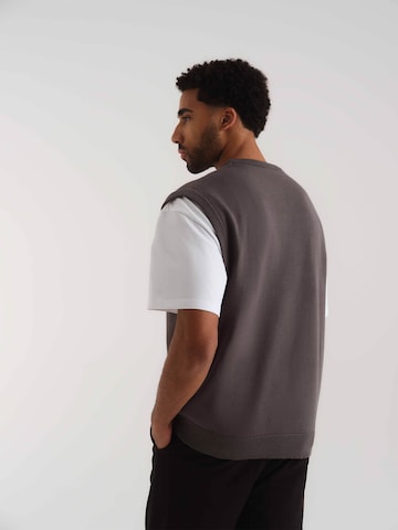 ABOUT YOU x Kevin Trapp Sweater Vest 'Danny' in Grey