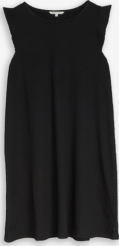 TOM TAILOR DENIM Jurk in Zwart: voorkant