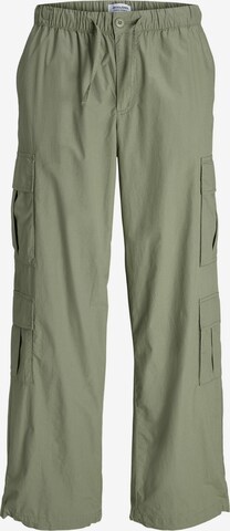 Pantalon cargo 'Bill Tyler' JACK & JONES en vert : devant
