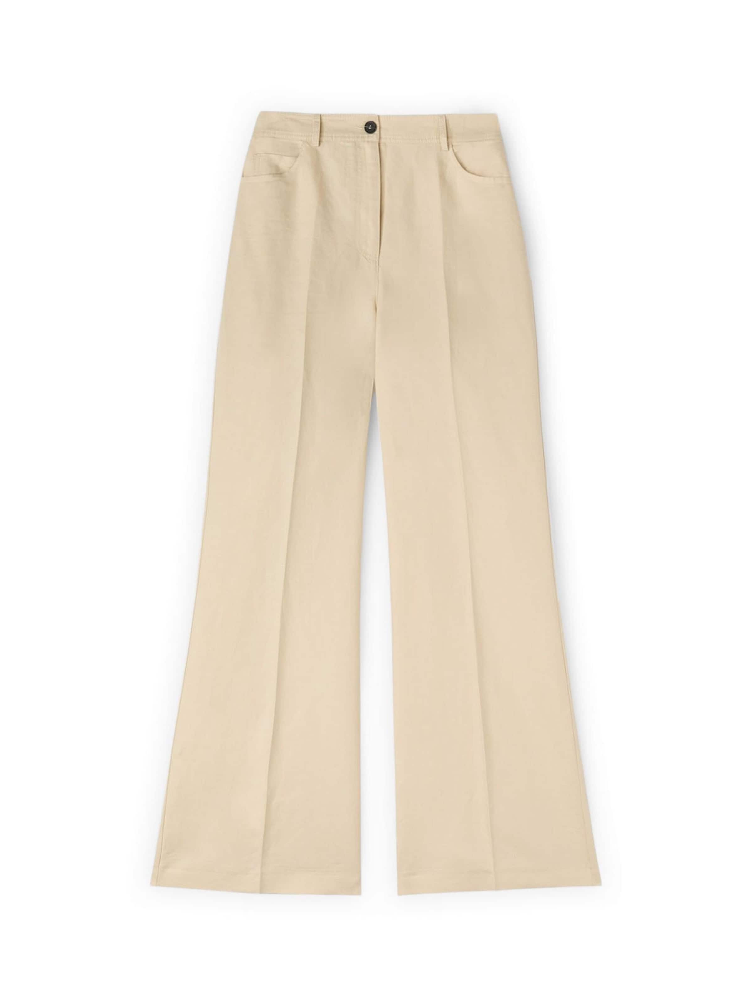 MOTIVI Broek in Beige: voorkant