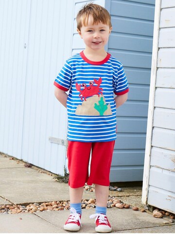 Toby Tiger Shirt 'Krabben-Applikation' in Blue: front