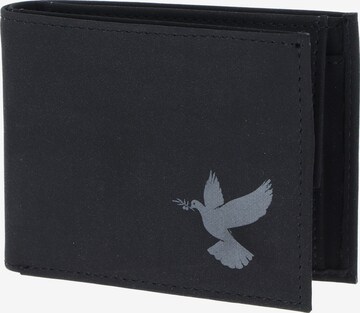 Porte-monnaies 'New Cryptan' OXMOX en noir : devant
