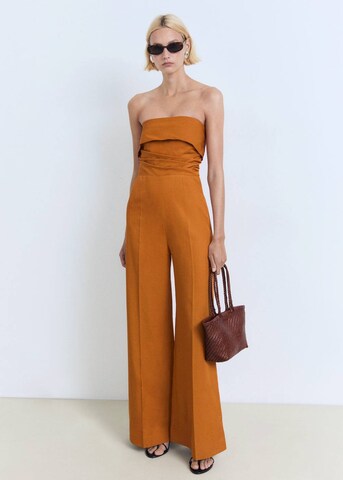 MANGO Jumpsuit 'Sinsun' in Braun