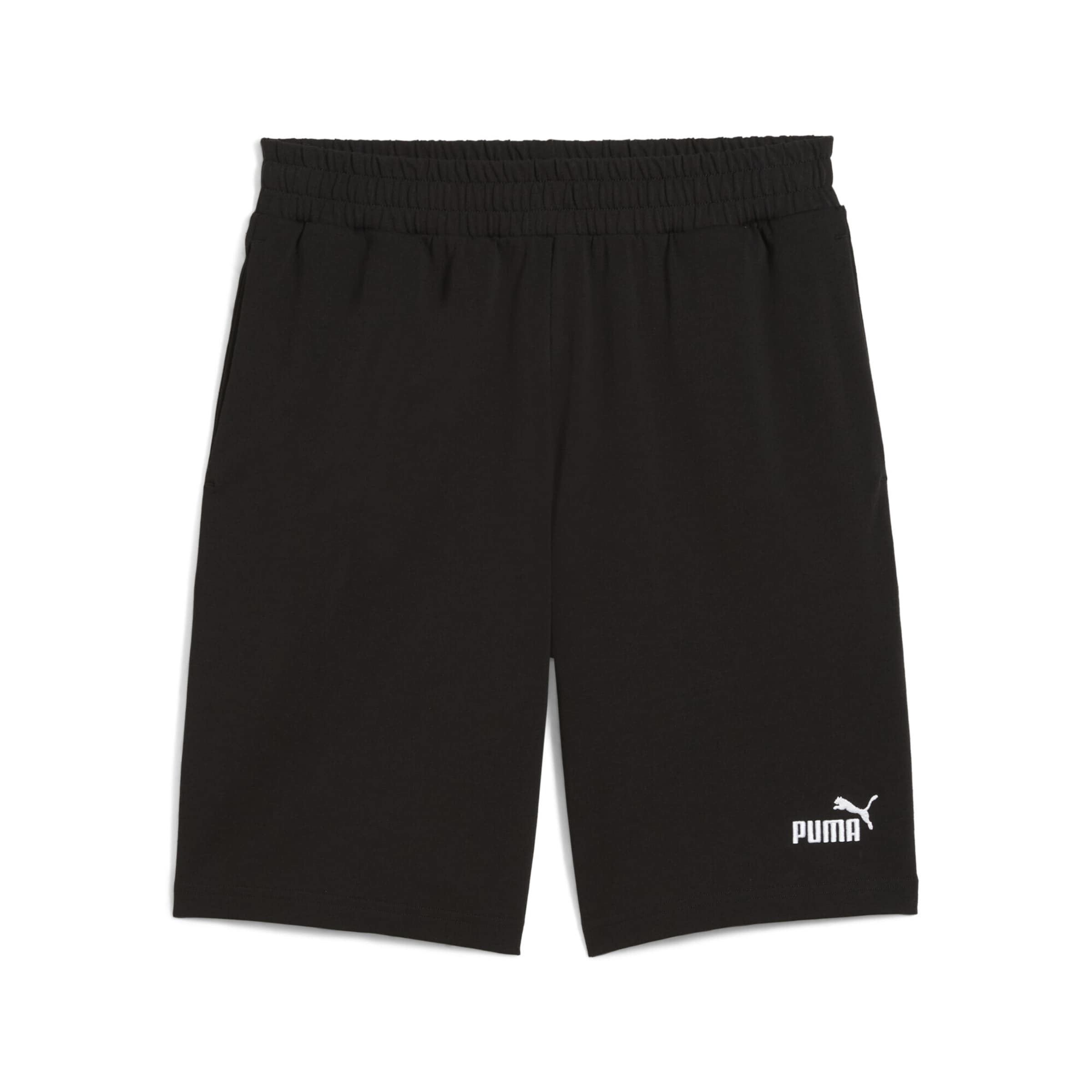 PUMA Regular Sports trousers 'Essentials No. 1' in Black: front